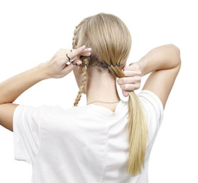 Boho Ponytail Braid Step 6