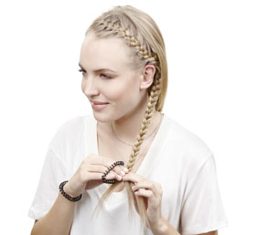 Boho Ponytail Braid Step 5